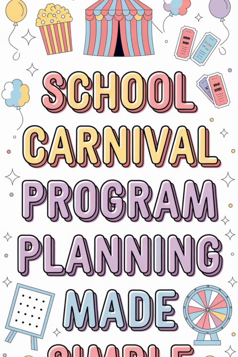 Learn how to create a professional school carnival program with ads, event schedules, and a map—perfect for fundraising and keeping guests organized! ??️ #SchoolCarnival #FundraiserIdeas #PTAEvents