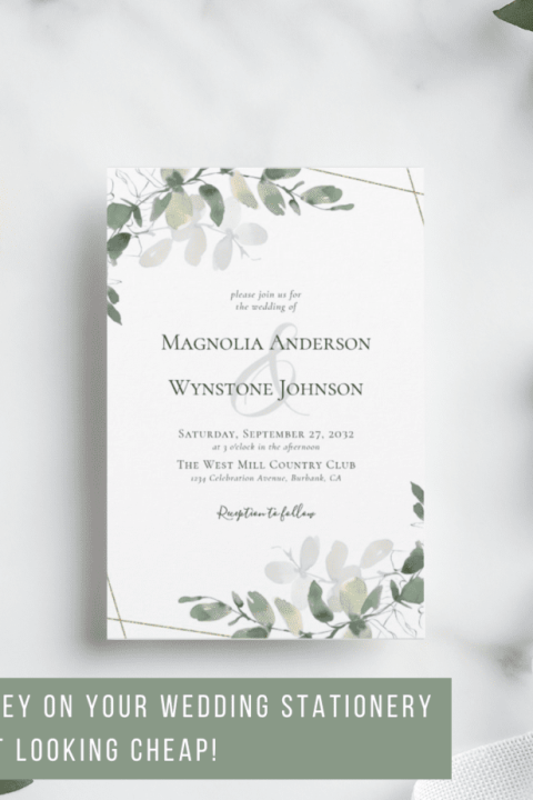 How to Save Money on Wedding Stationery - Featured