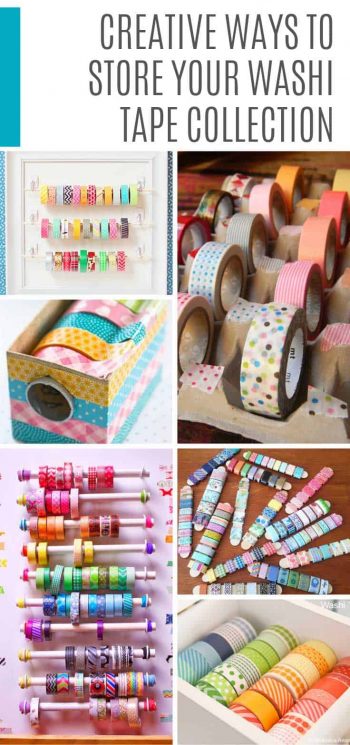 20 DIY Washi Tape Storage Ideas You Need to Control Your Stash