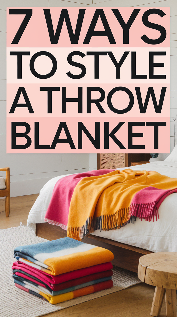 🔥🛋️ 7 Stylish Throw Blanket Ideas to Instantly Upgrade Your Bed - A throw blanket isn’t just for warmth—it’s a design statement! We've got 7 chic and effortless ways to style your bed like a pro with these cozy design tips. 🛏️✨ #CozySpaces #HomeStyling #ThrowBlanketDecor #BedroomInspo #InteriorDesign