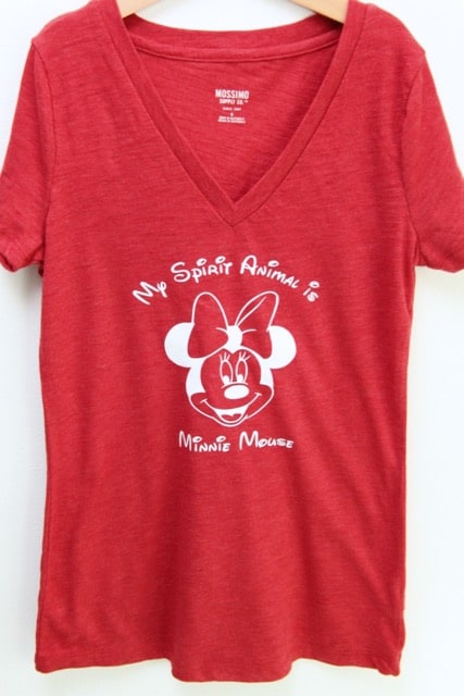 How to Make a Disney Inspired Shirt with Your Silhouette