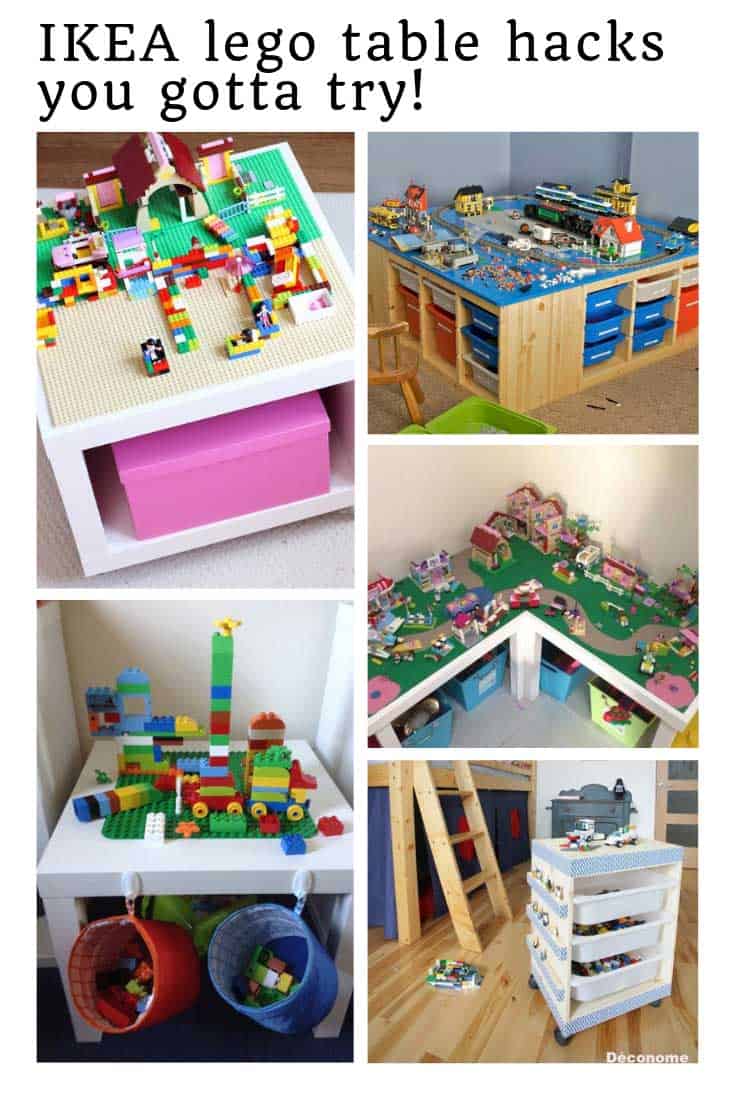 IKEA LEGO Table {Hacks your kids will go CRAZY over!}