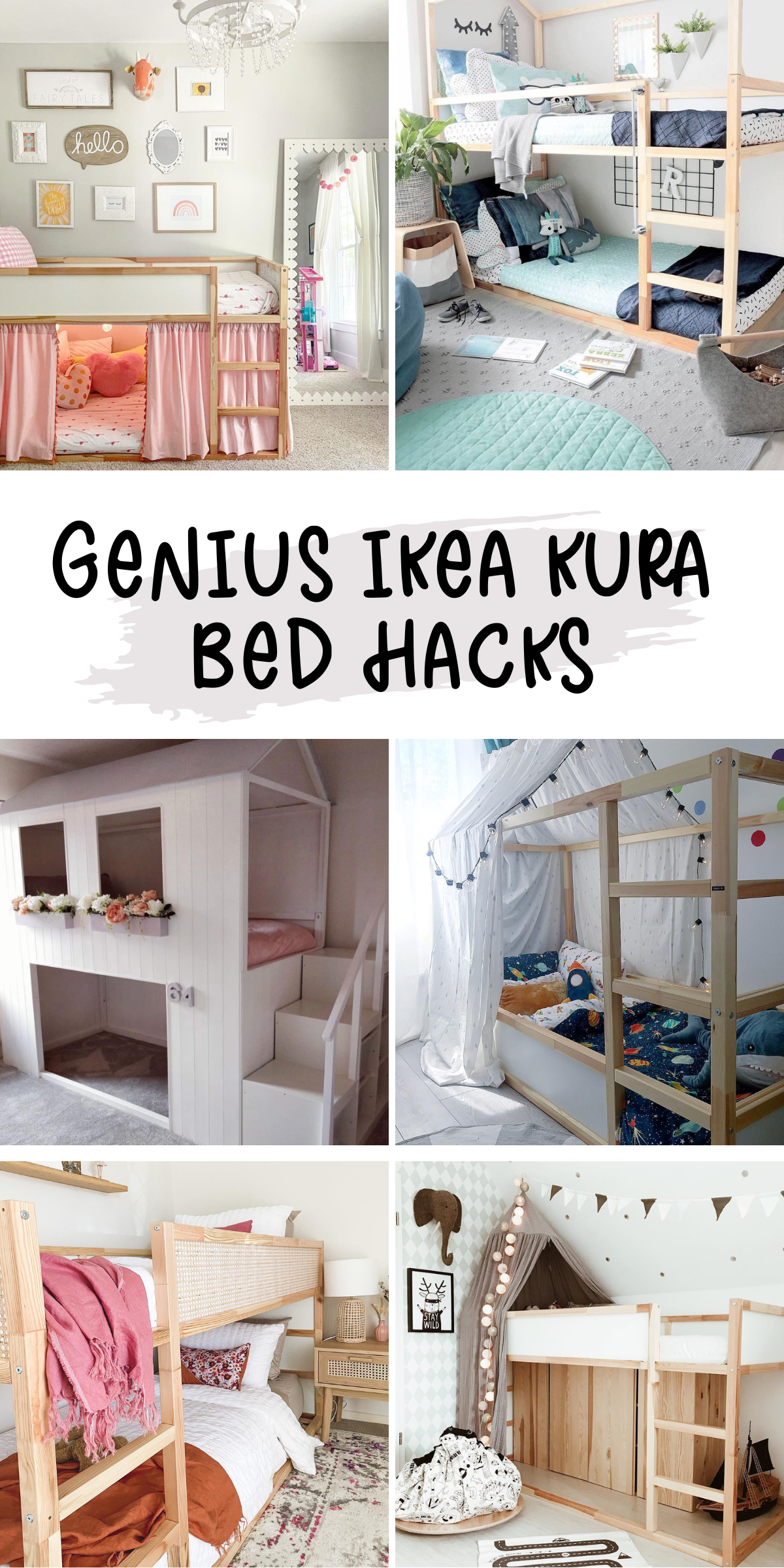 Looking to make the most of your IKEA Kura bed? Check out these creative hacks that turn it into a floor bed, twin bed, bunk bed, and more! Whether you’re designing a playhouse or a castle, the possibilities are endless. #IKEA #KuraBed #KidFriendlyDesign #BedroomIdeas #DIYHacks