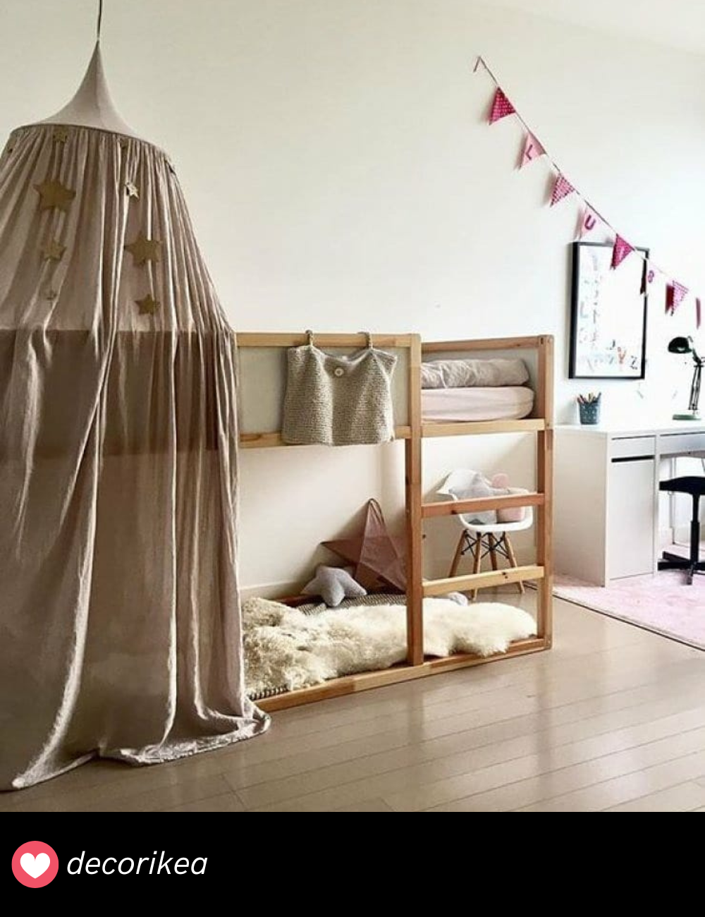 IKEA Kura Bed: 4 Ways to Set It UpExplore four different setups for the IKEA Kura bed, from a simple twin bed to a creative bunk bed with a cozy nook underneath. These versatile ideas will help you create the perfect space for your little ones! #KuraBed #IKEA #KidsRoomIdeas #SpaceSaving #DIYDecor