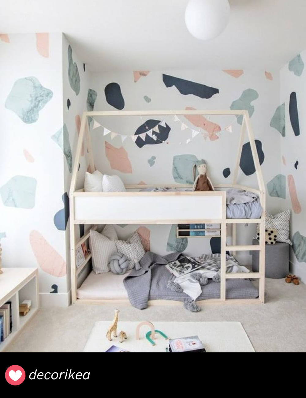 Creative IKEA Kura Bed TransformationsLooking for ways to make the IKEA Kura bed unique? Check out these creative setups, including a bunk bed with a secret nook and a Montessori-inspired floor bed. Endless possibilities for a stylish and functional kids’ room! #KuraBed #IKEA #KidsRoomInspo #DIY #RoomMakeover