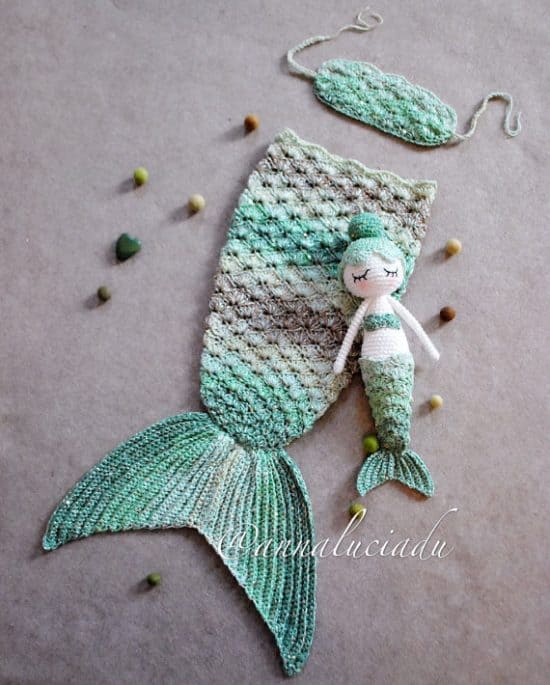 9 SuperSweet Crochet Baby Mermaid Tail Patterns Everyone Will Adore