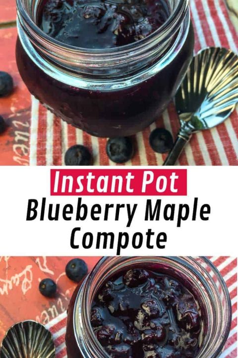 Traditional compote recipes are packed full of white sugar, but today we're sharing a much healthier version that still tastes delicious. The secret to this low-sugar Instant Pot Blueberry Maple Compote is a modest amount of Maple Syrup!