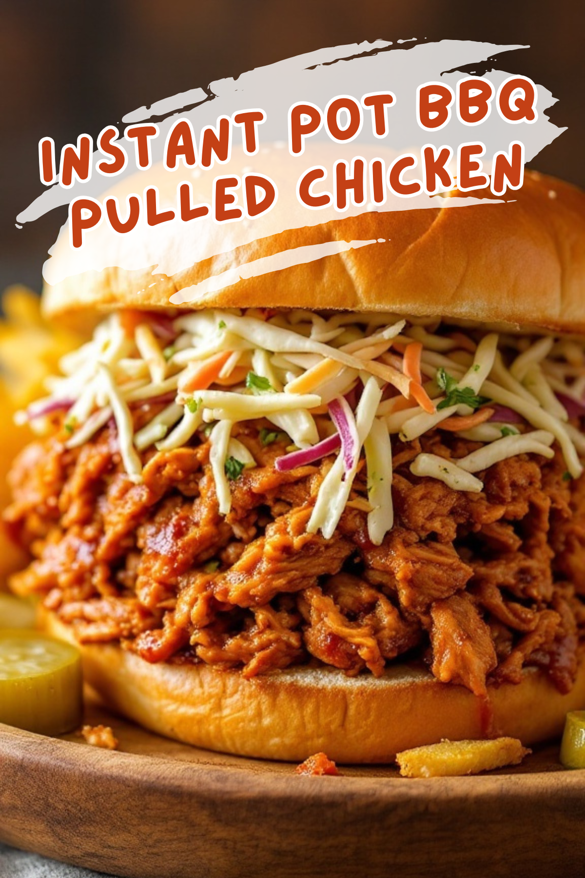 BBQ pulled chicken is a delicious and easy dish to whip up in your Instant Pot. Just toss in some chicken, your favorite BBQ sauce, and let the magic happen. Serve it on a bun with coleslaw for a tasty meal that everyone will love!