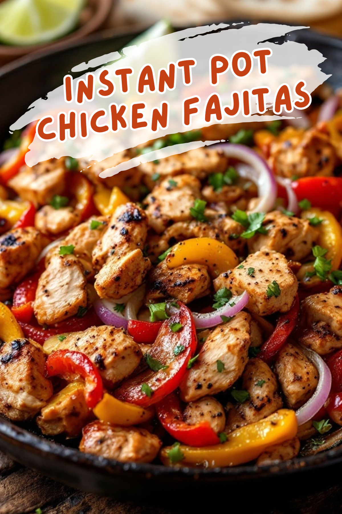 Chicken fajitas are a quick and tasty meal that everyone will love. With vibrant bell peppers and juicy chicken, this dish is perfect for a weeknight dinner. Just toss everything into the Instant Pot, and you'll have a delicious meal ready in no time!