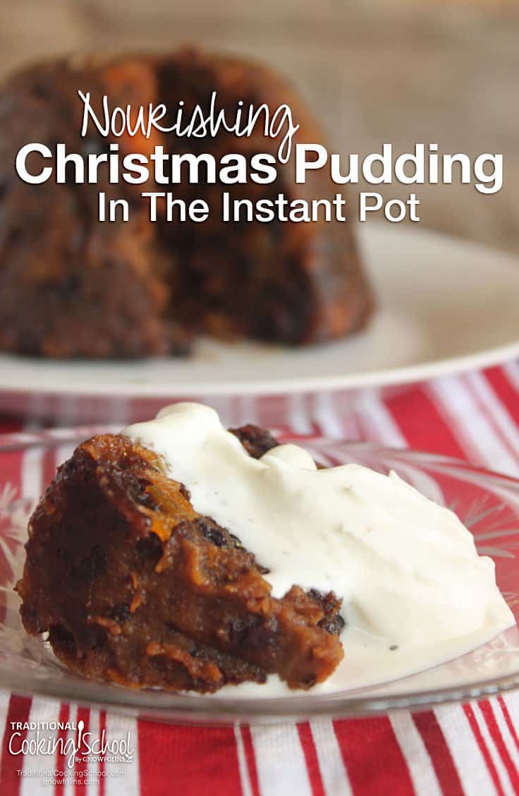 Instant Pot Christmas Pud