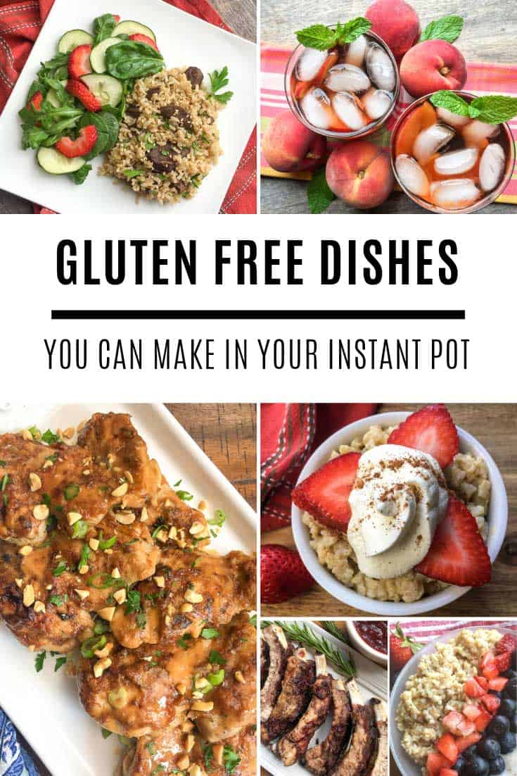 You're sure to enjoy these instant pot healthy gluten free recipes. From breakfast to dinner all cooked in your electric pressure cooker.