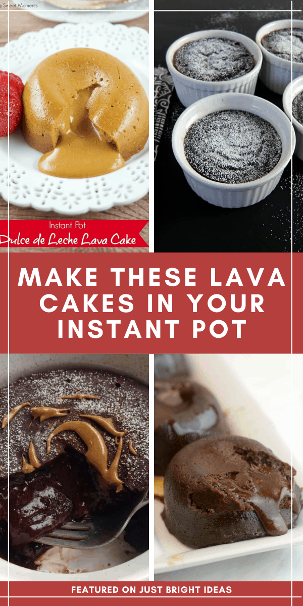 Oh my! Instant pot lava cakes in under 10 minutes - who can say no to that?