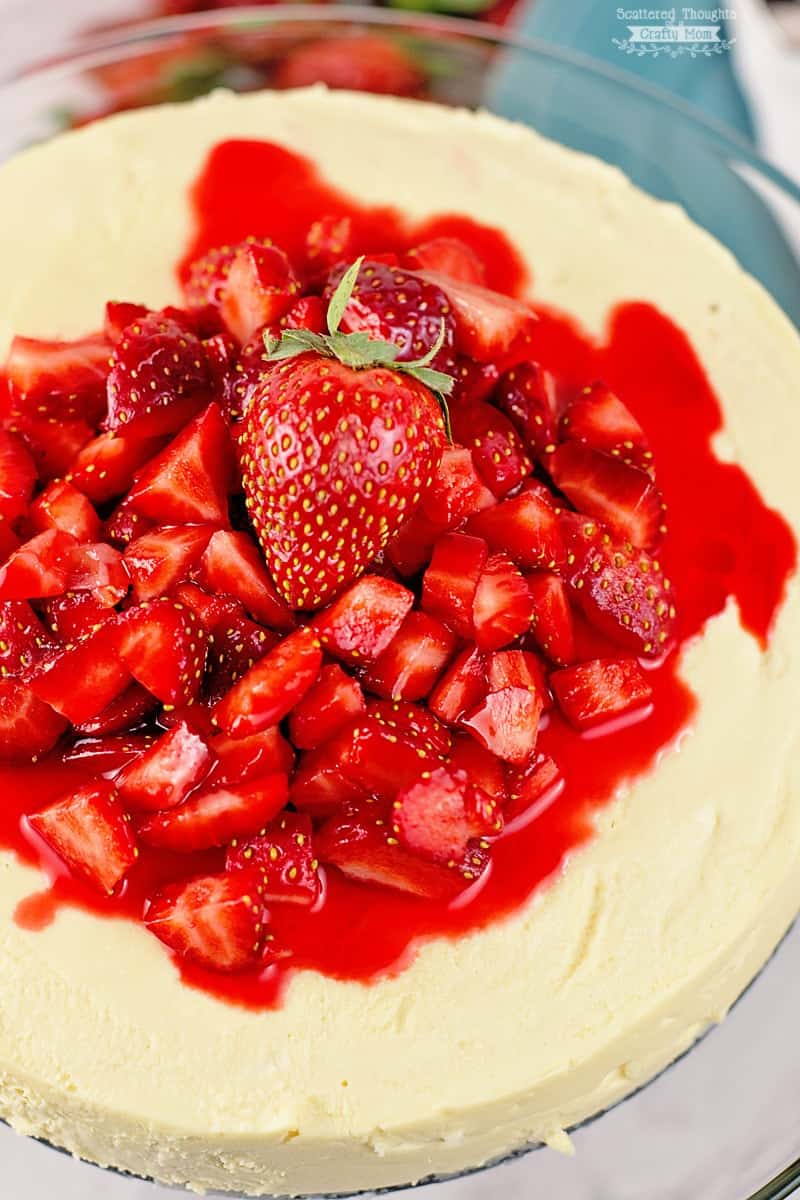 Instant Pot Low Carb Sugar Free Crustless Cheesecake