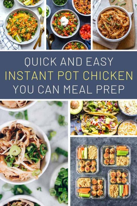 These instant pot meal prep chicken recipes taste better than takeout!