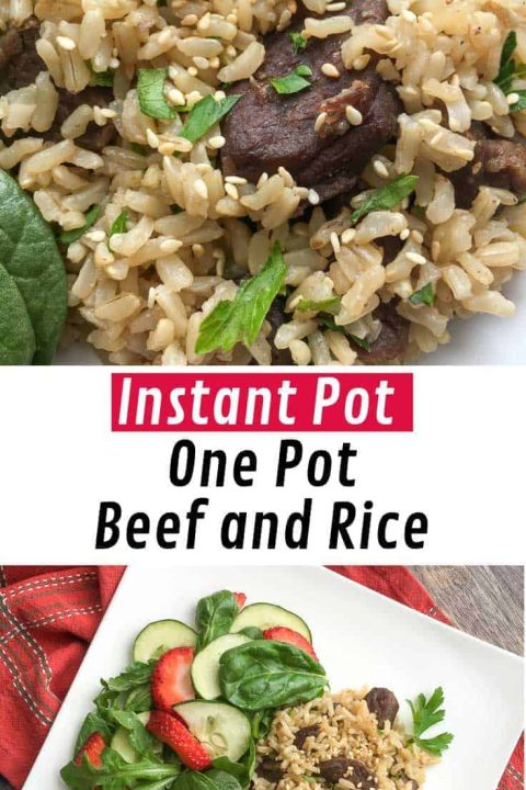 This Instant Pot Asian Beef & Rice dish is sure to become a family favourite. It tastes as good as your favourite Asian restaurant dish but now you can make it at home in your pressure cooker!