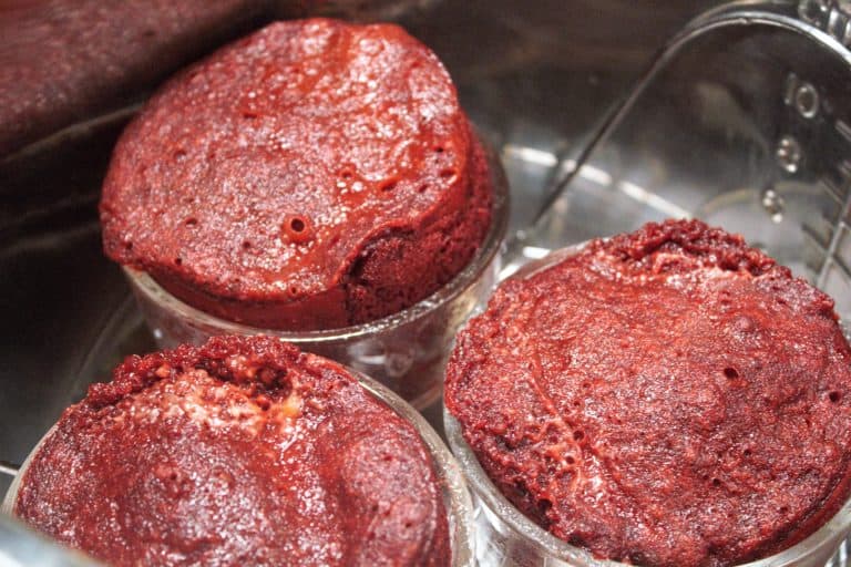 Instant Pot Red Velvet Lava Cake
