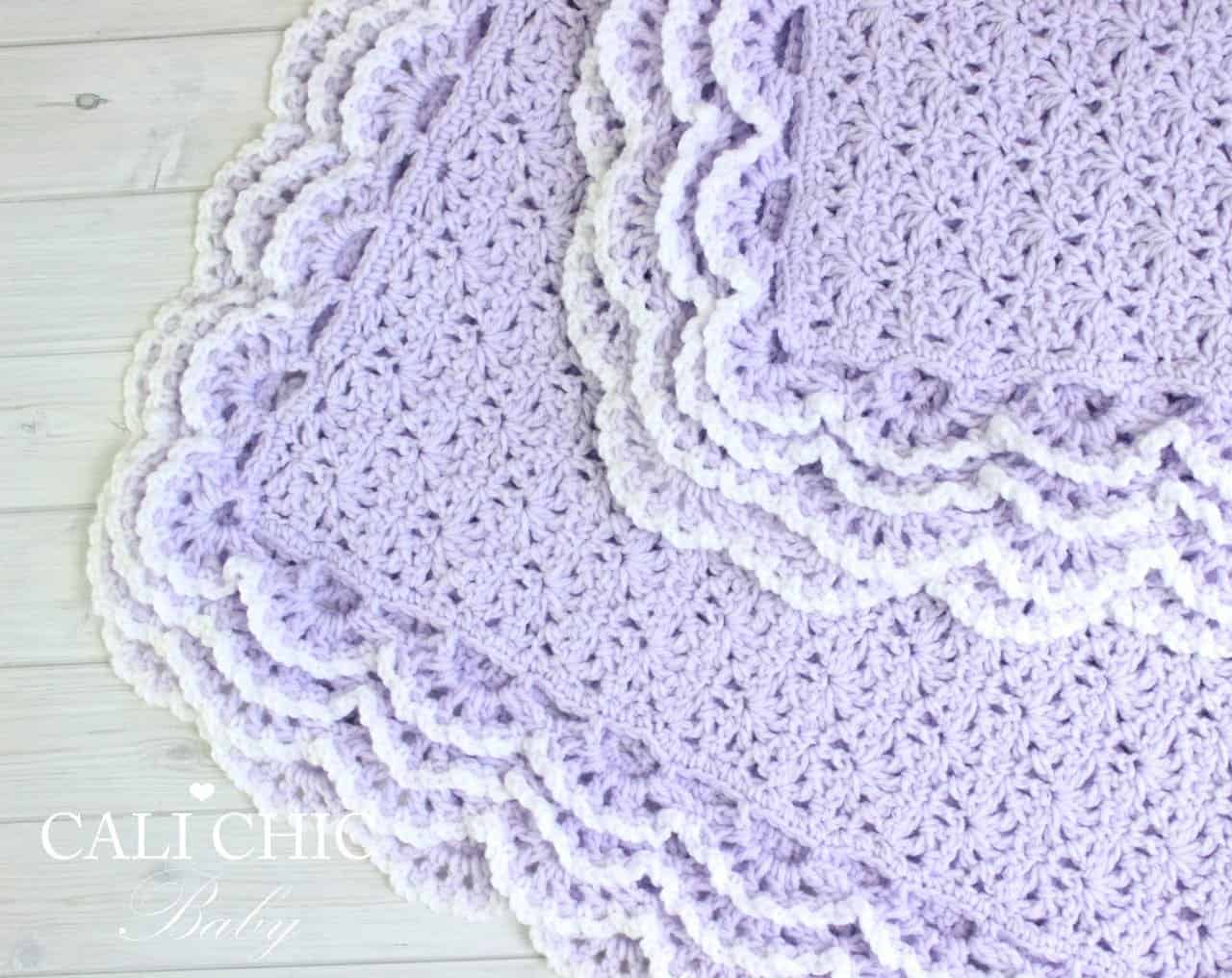 Iris Baby Blanket Pattern