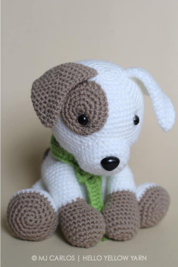 Jack the Pup Stuffed Amigurumi Toy