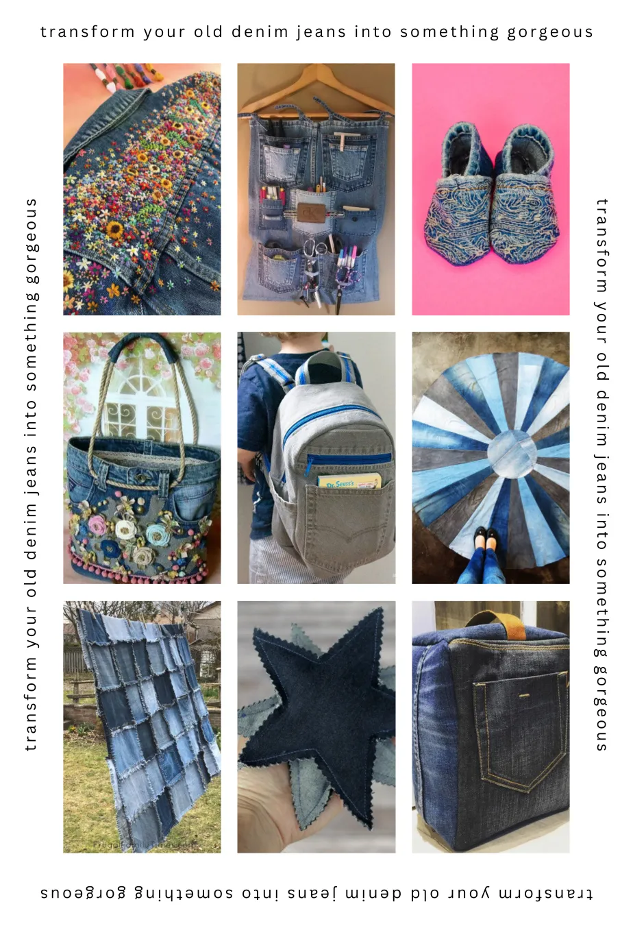 Whether they’re ripped, faded, or just don’t fit anymore, don’t toss those jeans! These clever jeans ideas are full of ways to give them a second life. ♻️🧵 #jeansideas #upcycledjeans #diywithdenim #sustainablecrafts #denimdiy