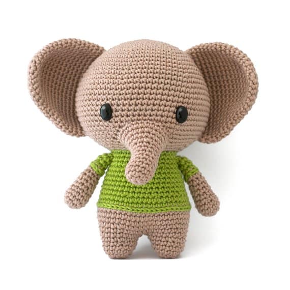 Joe the Elephant Amigurumi Crochet Pattern