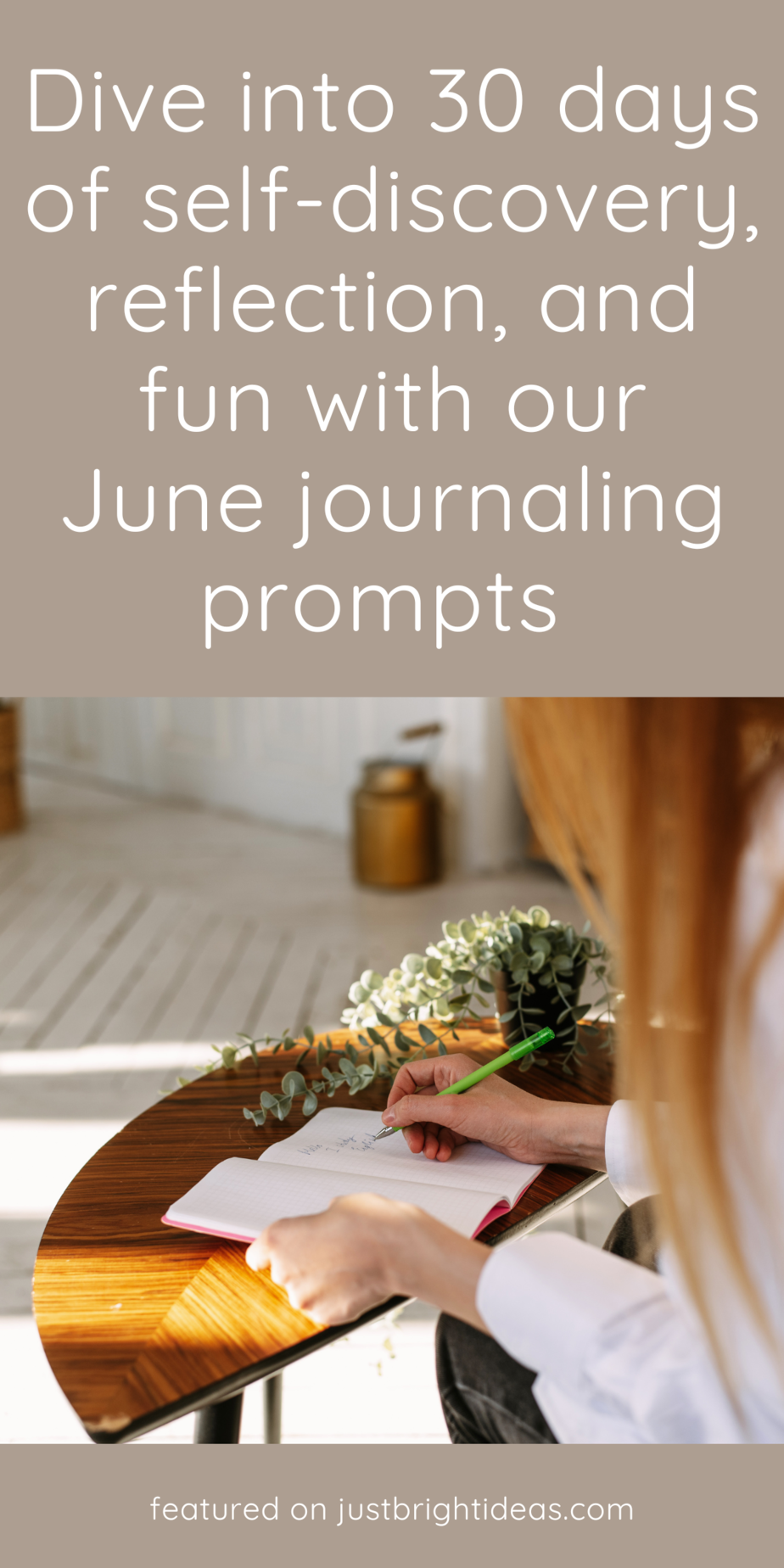 Hello June! 🌿💫 Journaling is such a powerful tool for self-growth and creativity. I’m sharing 30 prompts to inspire you throughout the month. Let’s turn those thoughts into words and make this a summer to remember. Journaling newbies and pros, let’s do this! 🌻📝