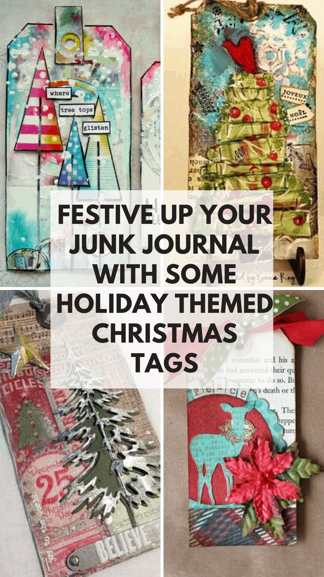 Can't wait to festive up my junk journal with some of these Christmas tags to fill up my pockets and journal on!