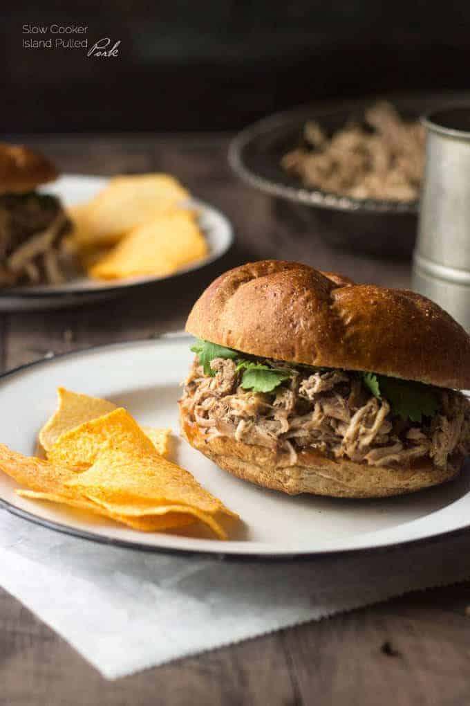 Slow Cooker Pulled Pork: Island Style