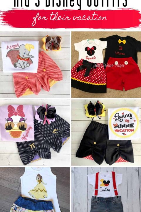 These kid's vacation outfits are super cute and the perfect clothes to wear to Disney World #disneyworld #disneybound