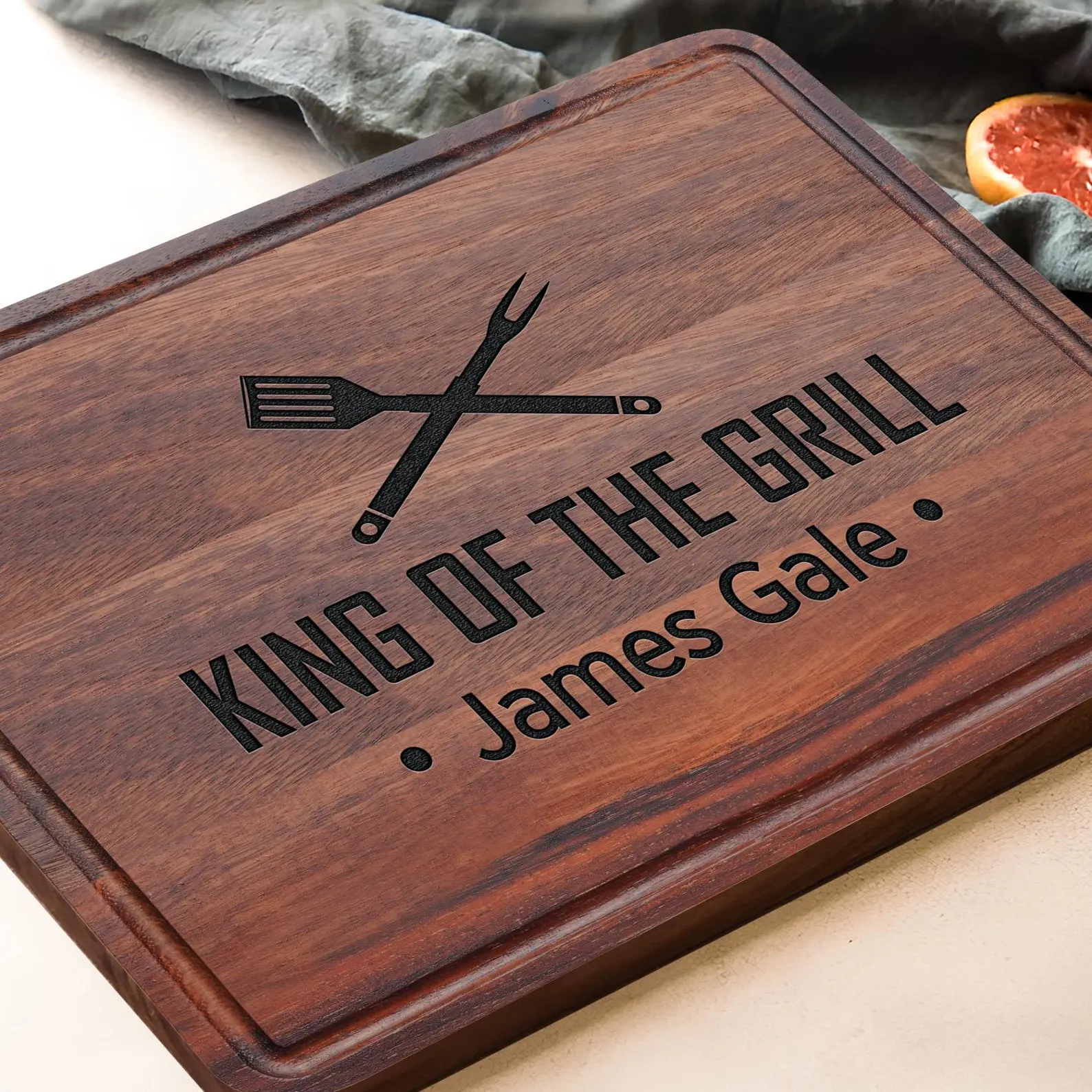 King of the Grill Cutting Board