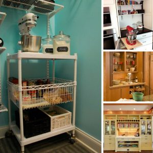 Drooling over these kitchen baking stations - I need one in my life!