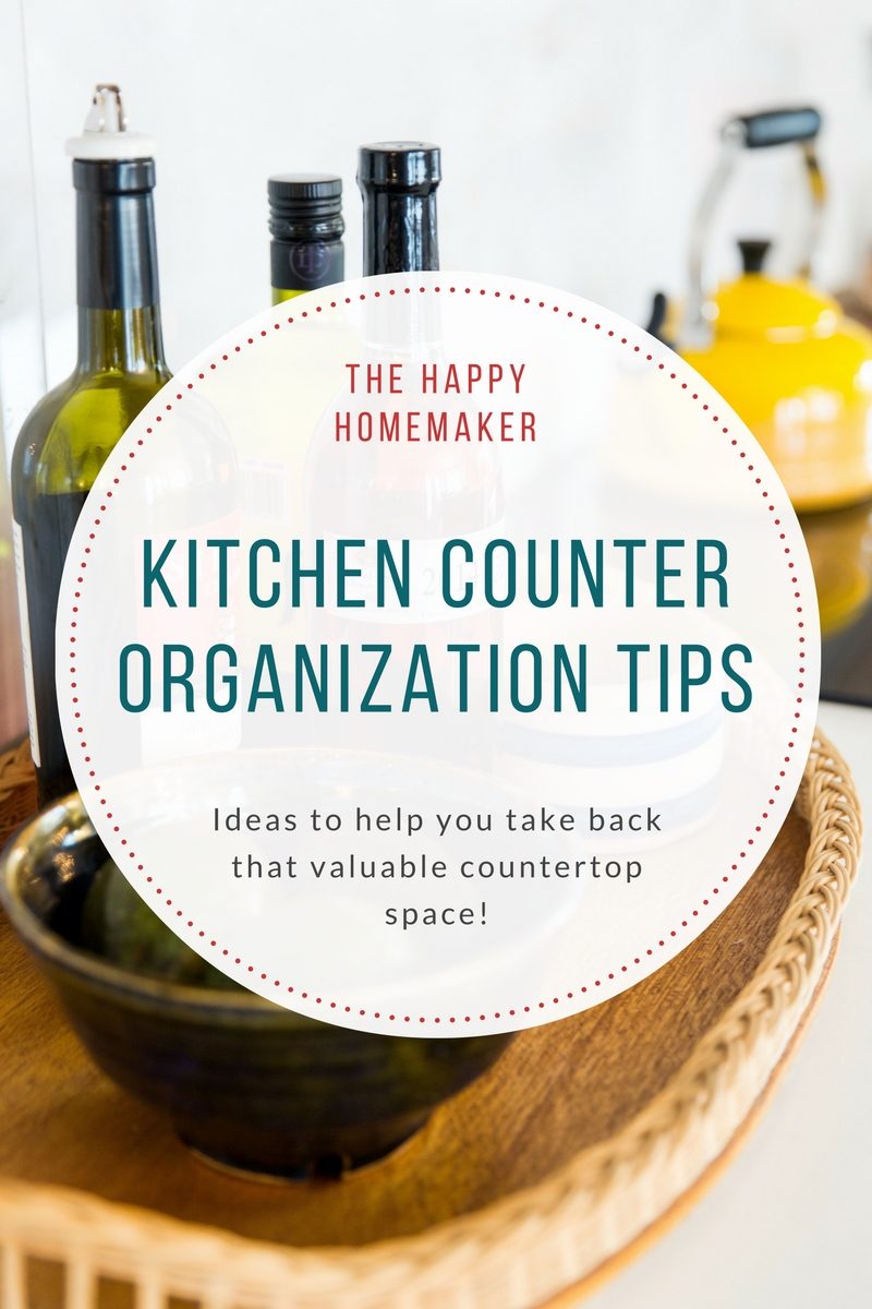 Kitchen Counter Organization Tips | Countertop Organization | Declutter