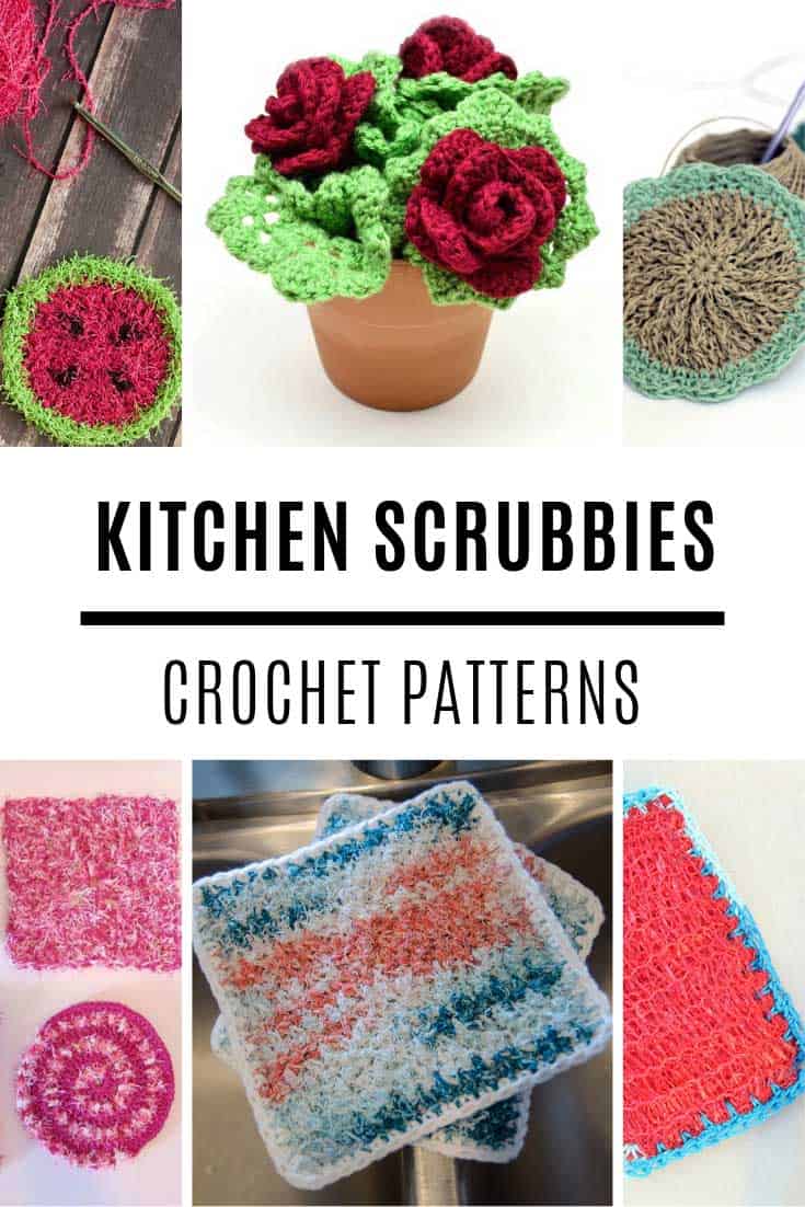 So many great kitchen scrubbies to crochet!