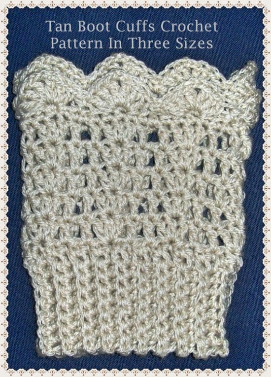 Boot Cuff Crochet Patterns {Add some feminine flair to your winter ...