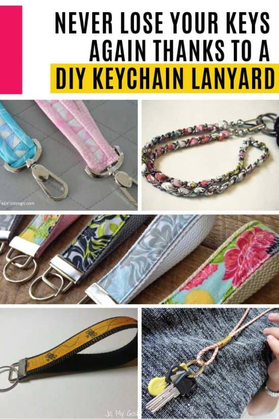 11 Stylish Keychain Lanyards You Can Make This Weekend   Lanyard Keyring To Make 550x825 