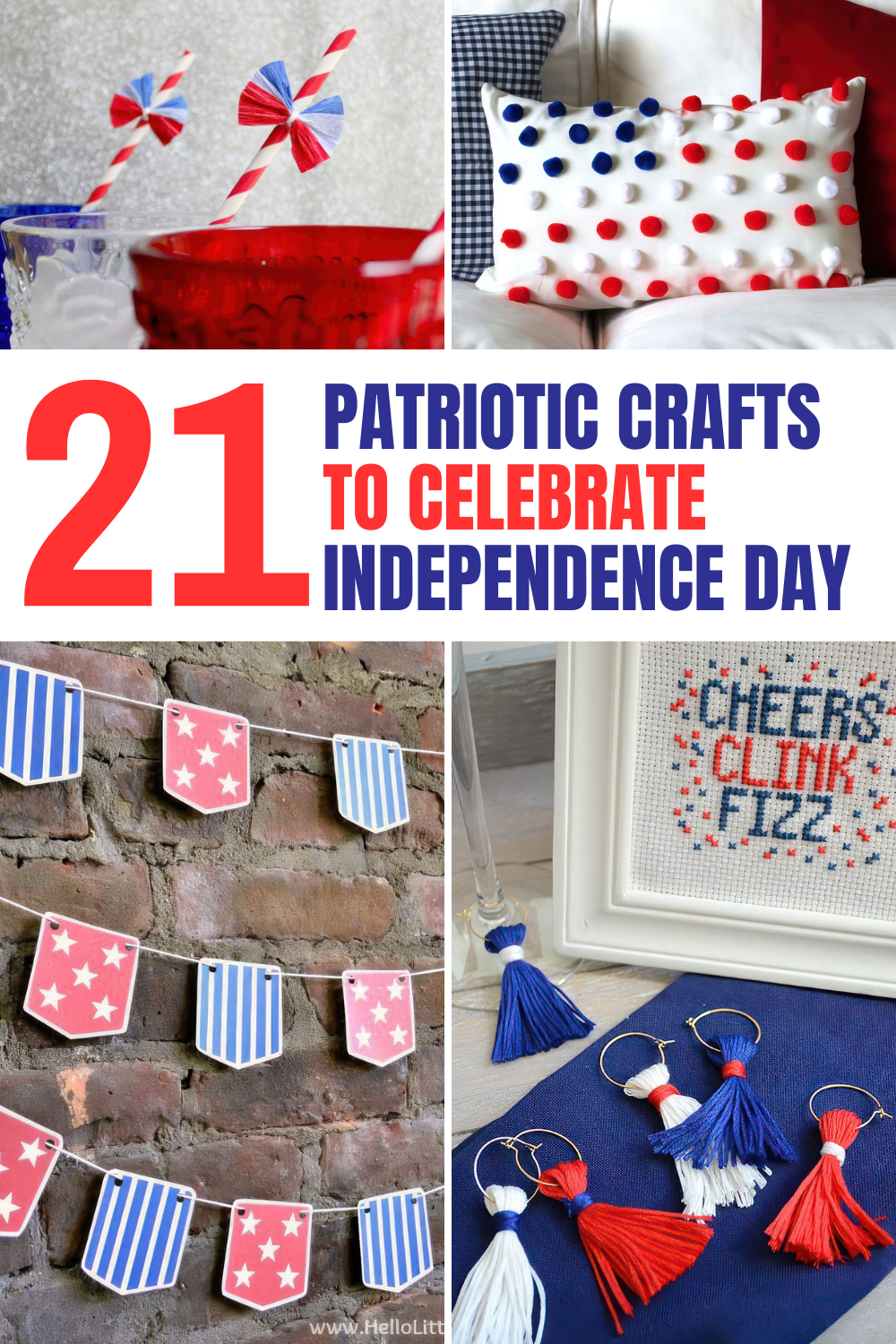 Celebrate the 4th of July with these stylish and easy crafts! Perfect for adults, these red, white, and blue projects will add a festive touch to your home and party decor. Click to check out all the creative ideas! 🎨🖌️

