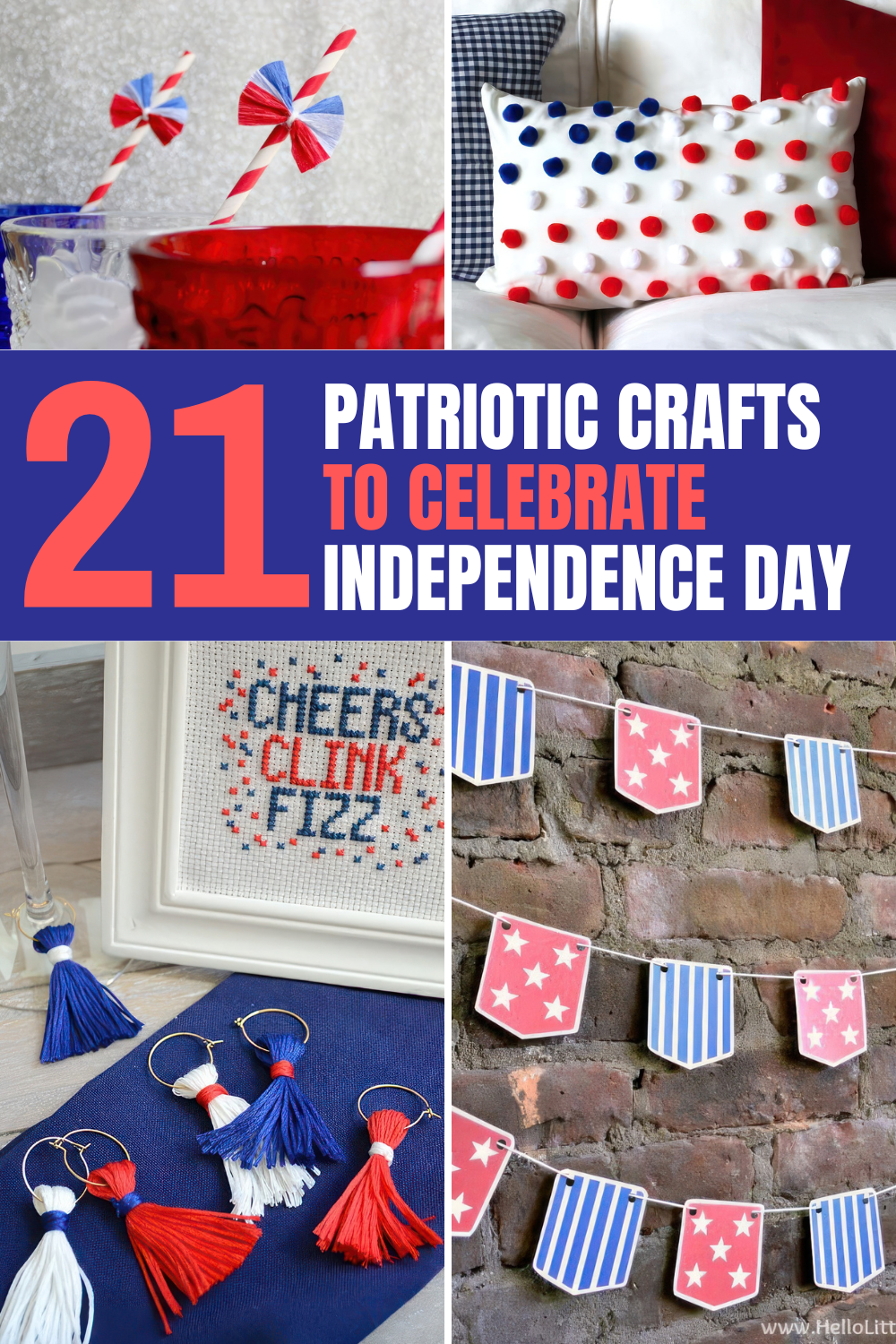 Transform your 4th of July celebrations with these beautiful crafts! Perfect for adults, these red, white, and blue projects are ideal for home decor and party decorations. Tap to see all the gorgeous crafts! 🎆🖌️


