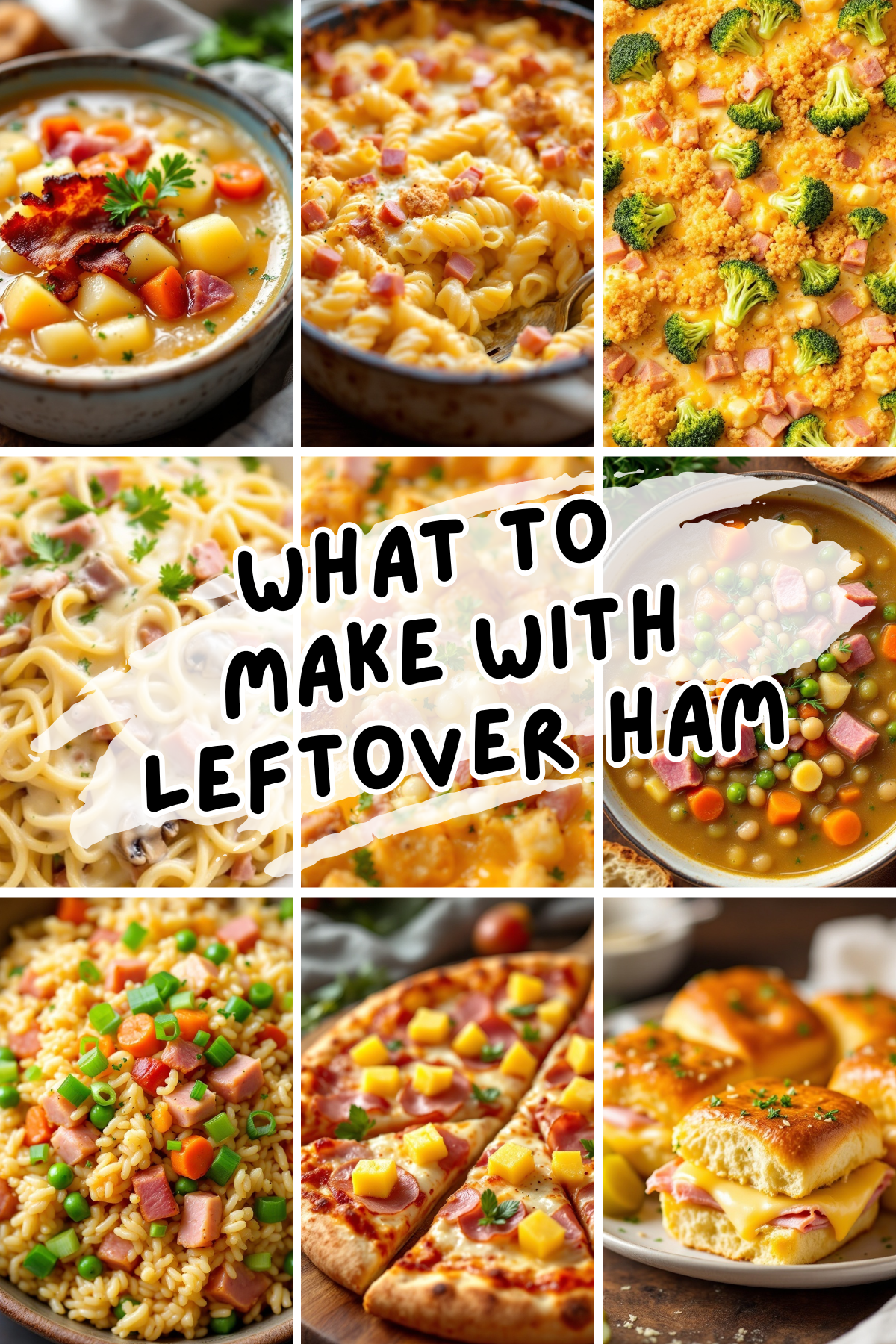 🔥🍽️ 10 Creative Leftover Ham Recipes for Easy, Tasty MealsDon’t let that holiday ham go to waste! These simple and delicious leftover ham recipes are perfect for quick breakfasts, hearty dinners, and everything in between. 🧀🥓 #HamRecipes #QuickMeals #EasyCooking #LeftoversMadeDelicious #HomeCooking