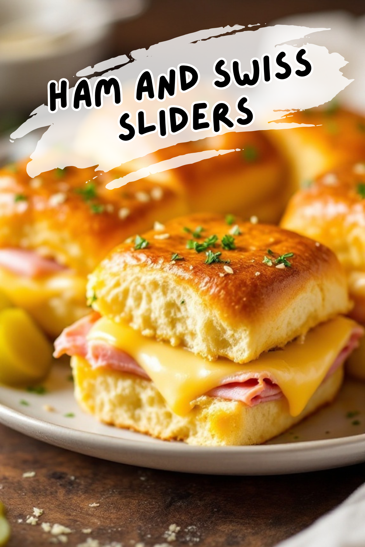 Ham and Swiss sliders are a fun and tasty way to use up leftover ham. Layer slices of ham and gooey Swiss cheese between soft rolls for a quick snack or meal. Bake them until golden brown for a delicious treat that everyone will love!