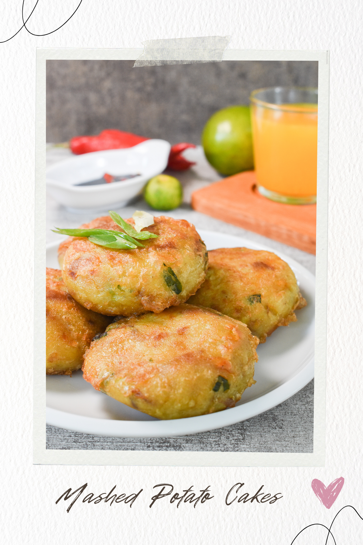 Potato Cakes with FillingShape mashed potatoes into patties and fill them with cheese, bacon, or veggies. Pan-fry them for a delicious, stuffed bite.