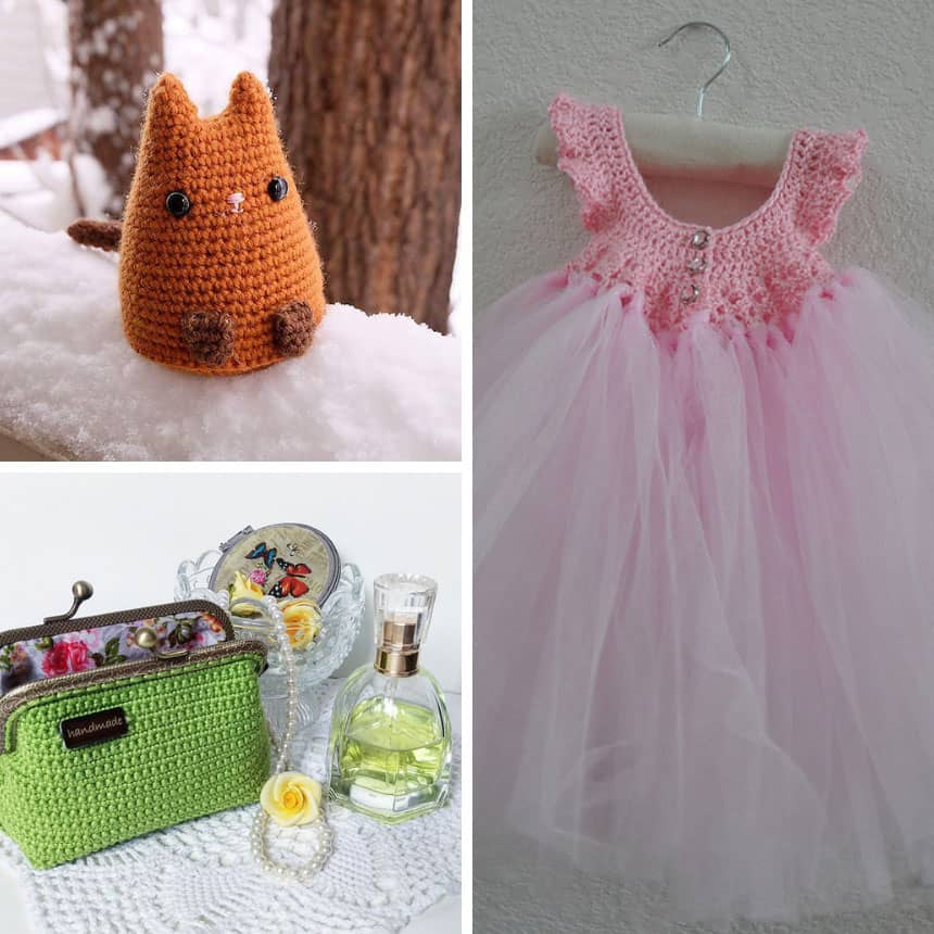 20 FABULOUS Scrap Yarn Projects {Quick gift ideas you can crochet with