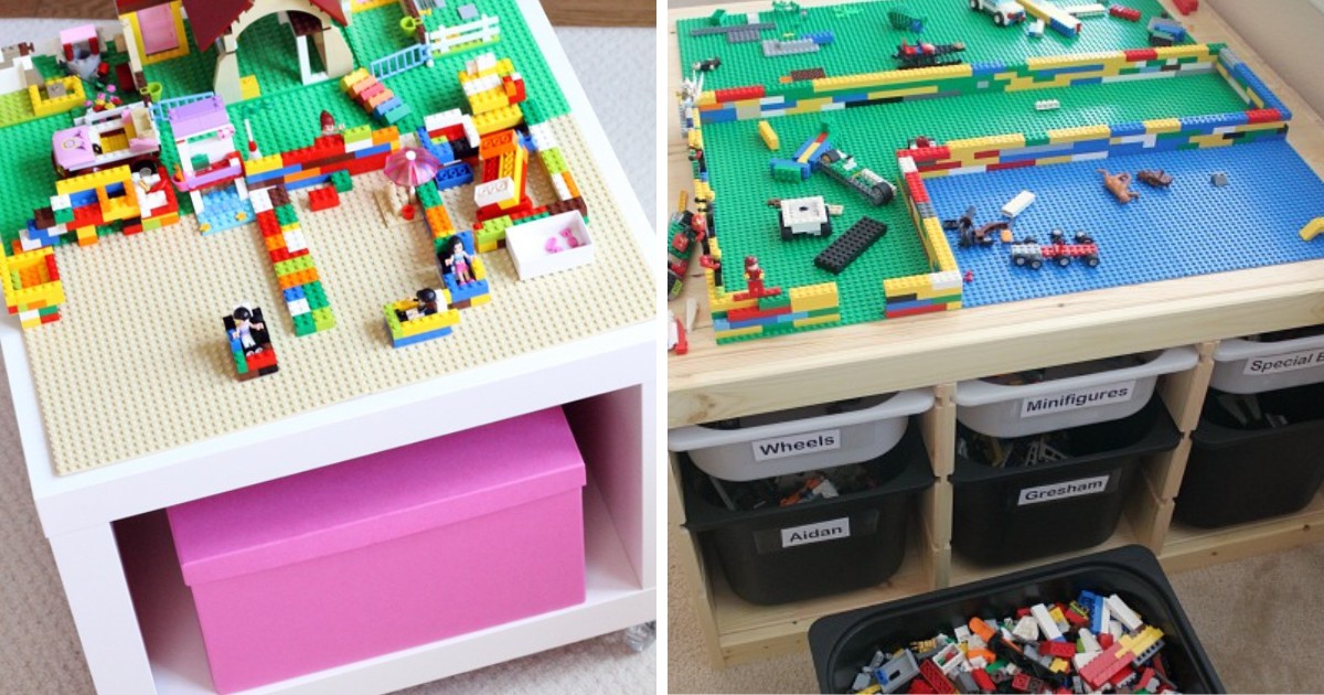 Say goodbye to the pain of stepping on stray LEGO bricks! These brilliant IKEA LEGO table hacks will keep your kids' LEGO pieces organized and off the floor. Perfect for hours of creative play, and your feet will thank you! 🙌✨ #LEGOHacks #IKEAHacks #ParentingWin