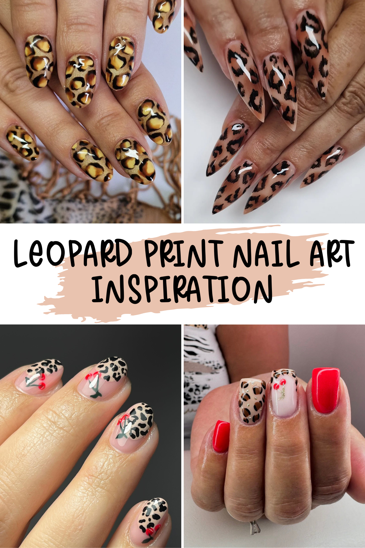 Looking for a fierce and stylish nail art idea this autumn? Leopard print nails are the way to go! From soft and neutral to bold and glam, these nail designs are perfect for women who love to make a statement with their manicure. 🐾✨ #LeopardNails #TrendingNails #FallManicure #NailDesignIdeas