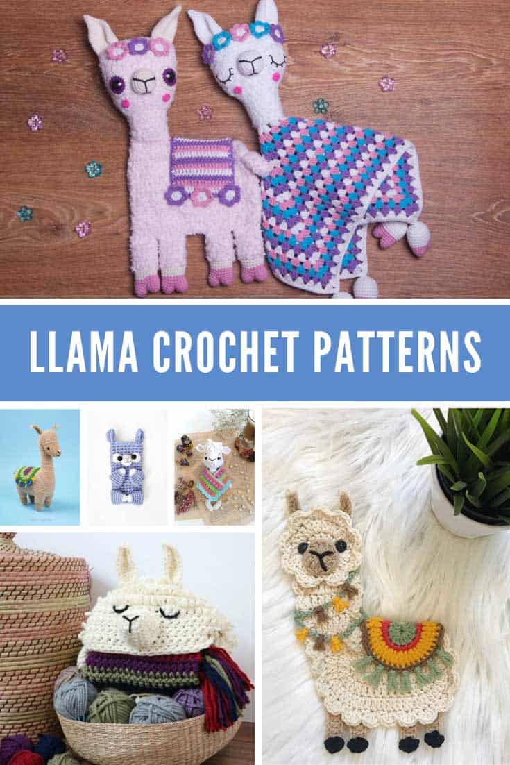 These llama crochet patterns are ADORABLE! You've gotta see them!