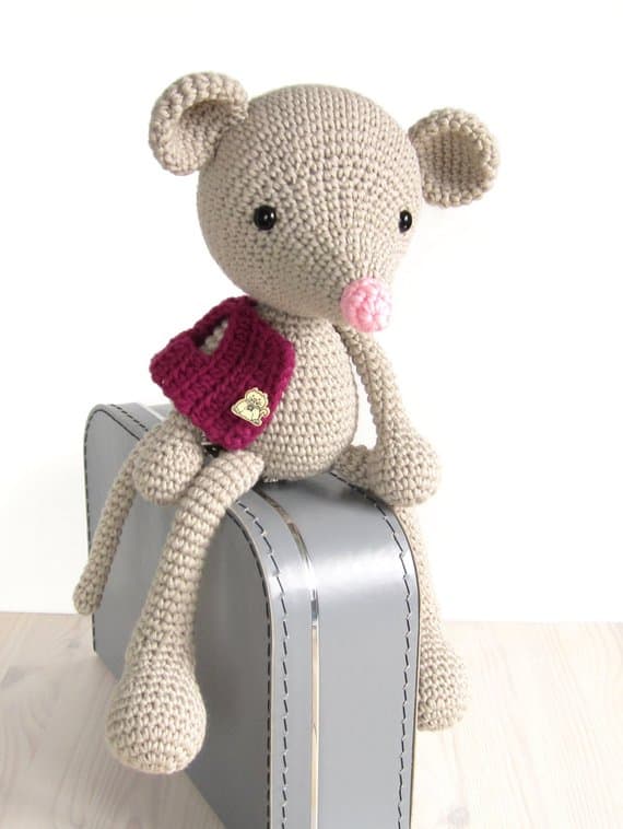 Long Legged Mouse Crochet Pattern