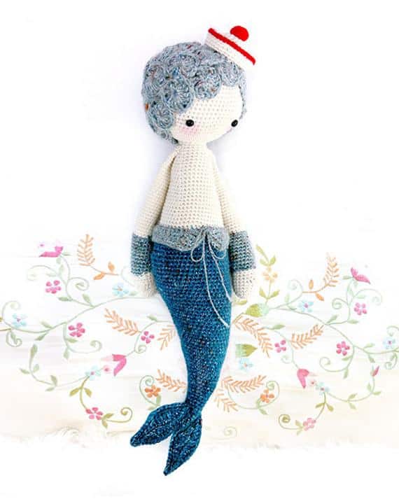 Mici the Mermaid Boy Crochet Pattern