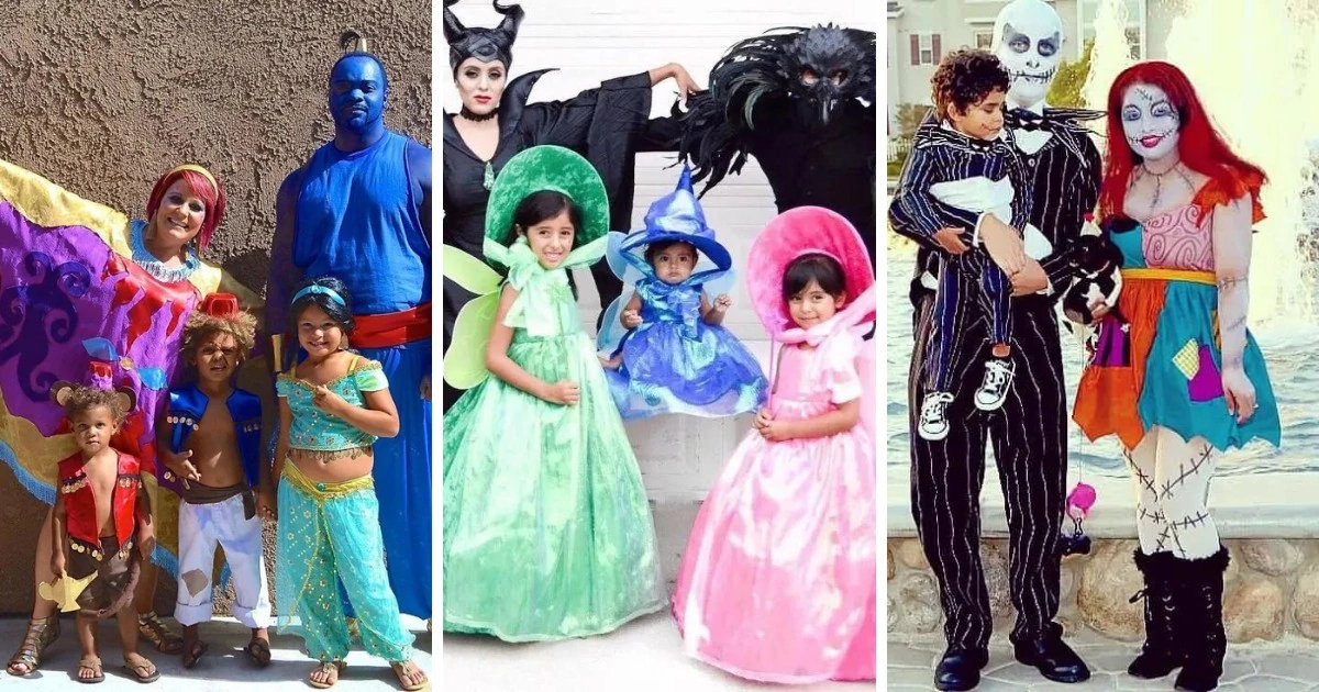 Transform your family into beloved Disney characters this Halloween with these magical costume ideas! From classic movies to modern favorites, these outfits will make your Halloween night unforgettable. Perfect for families who love a little Disney magic! 🧚‍♀️✨ #DisneyCostumes #FamilyHalloween #MagicMoments