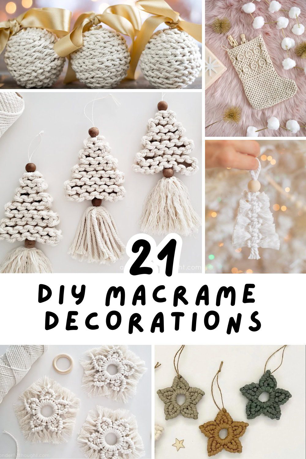 Deck the halls with these stunning macrame Christmas decorations! Easy-to-follow tutorials for creating gorgeous pieces that will make your holiday decor shine. Perfect for adding warmth and charm to your Christmas celebrations. 🎁🧵 #FestiveDIY #HolidayDecor