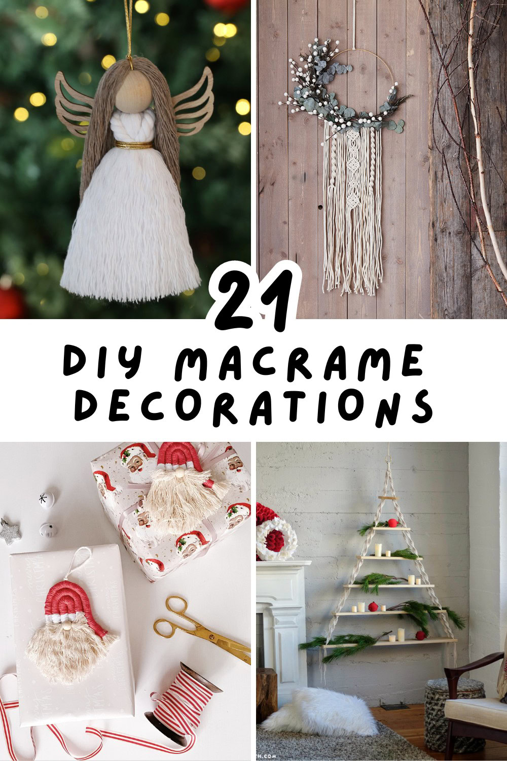 Transform your home into a cozy winter wonderland with these beautiful macrame Christmas decorations! Learn how to make everything from elegant wreaths to charming tree decorations. Simple, fun, and perfect for adding a personal touch to your holiday season. 🌟🎄 #HandmadeHolidays #MacrameMagic