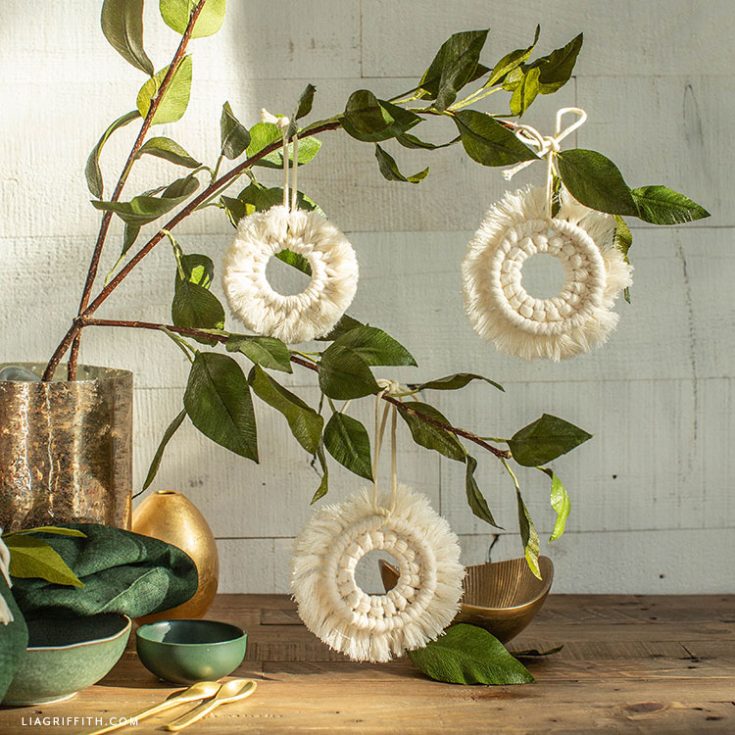 Image for Macrame Wreath Ornaments