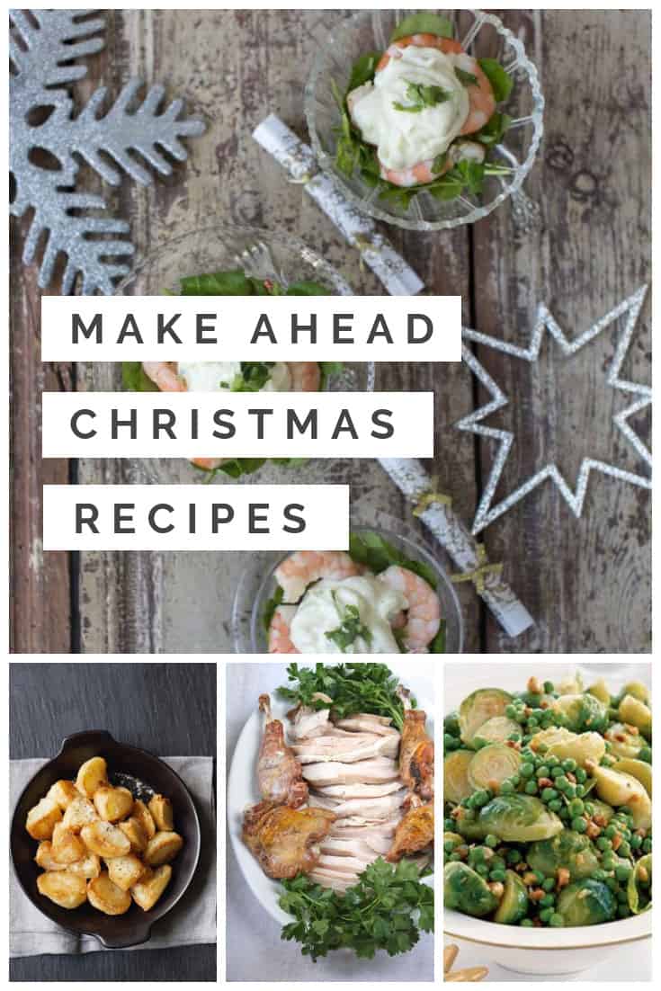 Make Ahead Christmas Dinner Menu